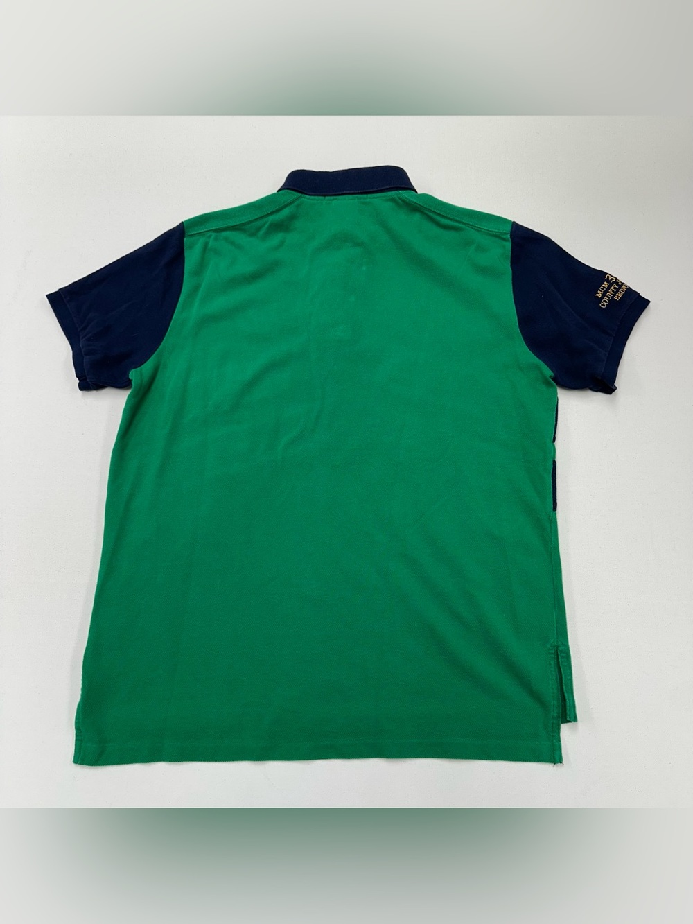 Vintage Polo Ralph Lauren Racing Stables Preppy Polo Tee Early 2000s Mens Large - Picture 2 of 8